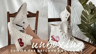 LUXURY UNBOXING: COMME DES GARCONS CONVERSE | Lucy Love