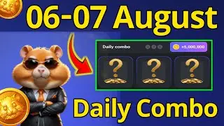 Hamster Kombat daily combo 6 August | daily combo hamster kombat today | Hamster Kombat combo cards