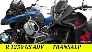 HONDA TRANSALP 750 vs BMW R1250GS Adventure | Compare R1250GS Adventure And Transalp 750 |@RajuSNair