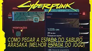 Cyberpunk 2077 | Como Pegar A Espada Do Saburo Arasaka