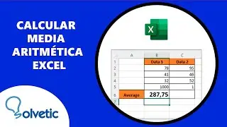 CALCULAR MEDIA ARTIMETICA EXCEL ✅