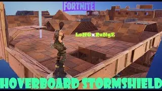 Fortnite Save the world Gameplay, NEW hoverboard skate park in plankerton storm shield