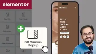 New Elementor 3.22 Widget: Off-Canvas Popup!