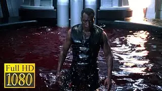 Wesley Snipes gets drunk on blood and kills Reinhardt and other vampires in the film Blade 2 (2002)