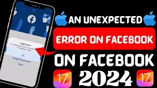 How to fix an unexpected error occurred on facebook2024 |Fixed✅an unexpected error occurred facebook