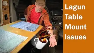 HOW WE FIXED OUR LAGUN TABLE MOUNT - It was sagging but now stuff stays on the table!