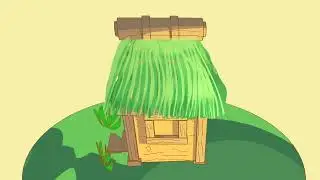 HUT - 2d + 3d Animation in blender #animation