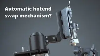 Automatic hotend swapping mechanism for 3D printers