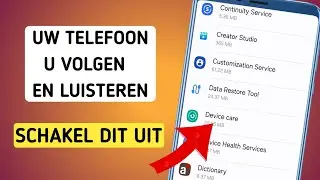 Je Android-telefoon volgt je en luistert mee. SCHAKEL DIT UIT