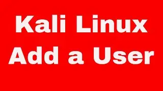 Kali Linux Quick Start Guide - useradd command