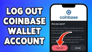 How To Log Out of Coinbase Wallet Account 2024 | Coinbase Wallet Sign Out !