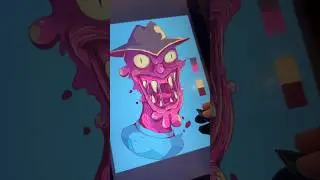 Drawing Rick & Morty Characters in Adobe Illustrator - Scary Terry #illustration #drawing #art