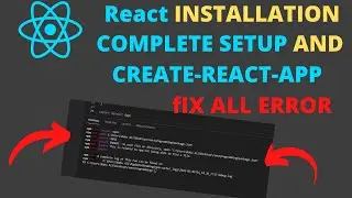 how to install React.js setup || how to fix npm start error in React.js || Education Analysist