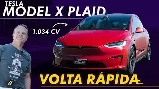 SUV QUE ANDA JUNTO COM AUDI R8? Tesla Model X Plaid de 1.034 cv encara a Volta Rápida com Rubinho!