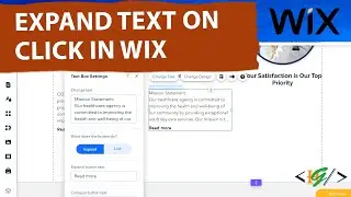 How to Expand Text with a Read More Link in Wix Website | Read Less