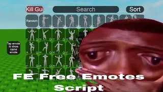 *FE* Free Emotes Gui Roblox Script Hack | Fluxus / Hydrogen / Delta / Arceus X