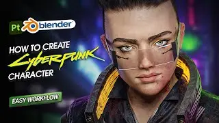 How to Create Cyberpunk Character in Blender