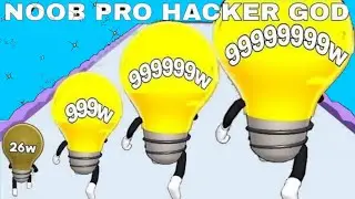 NOOB VS PRO VS HACKER VS GOD  in Watt the bulb |Update