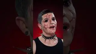 SFX Scar Stars makeup transformation