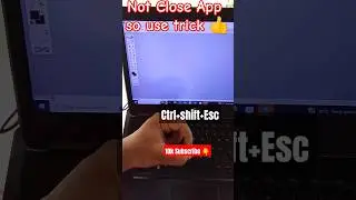 Computer 🔥 hack 100% solve this problem|| No close app so use trick#viral #youtube #computer