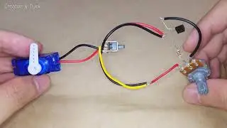 Servo speed controller using transistor