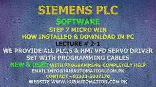SIEMENS S7-200 PLC SOFTWARE HOW DOWNLOAD AND INSTALL IN COMPUTER OR PC URDU HINDI LECTURE 2-1