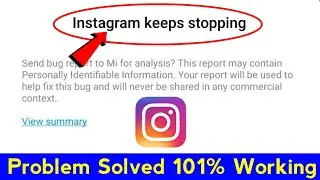 how to solve instagram keeps stopping problem | instagram keeps stopping