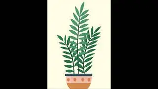 SVG Houseplant animation:🪴🥰 #shorts #codeanimation #viralshort #foryou