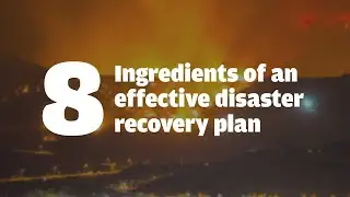 8 ingredients of an effective disaster recovery plan