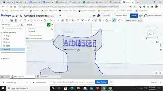 Onshape Text: placing, moving, resizing