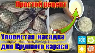 Лови по Холодной воде! Насадка на Карася Супер рыболовная насадка на карася. Лещ. Плотва.