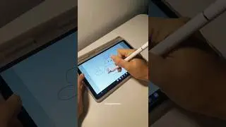 samsung Tab A9 with alternative pen (stylus) - draw with me🐰