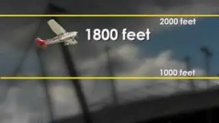 Pilot accused of low flying