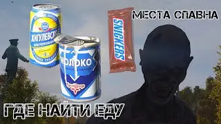 МЕСТА СПАВНА ЕДЫ НА СЕРВЕРАХ В DAYZ