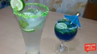 Virgin Mojito vs Blue Moon Drink || Refreshing Summer Mocktail ||  by Tuly Hasan