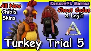 Ark Turkey Trial 5 💥All New Chibis & Skins Cheat Codes & Legit