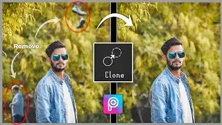 How to Remove Unwanted Object from Photo in Picsart! | How to Use Clone Tool in Picsart! |