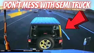 BEST OF SEMI-TRUCKS ROAD RAGE 