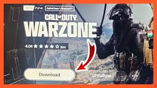 WARZONE PS5 HOW TO DOWNLOAD | How to Download WARZONE on PS5/PS4 2024