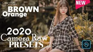 Photoshop Tutorial : How to Create Brown Orange Color Grading। Camera Raw Presets Free Download