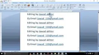 Microsoft Word 2007 HyperLink and bookmark In Hindi and Urdu part 3