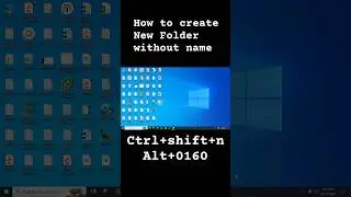 how to create a folder without name 🔥 