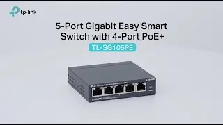 5-Port Gigabit Easy Smart Switch with 4-Port PoE+ | TP-Link TL-SG105PE