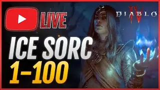 🔴ZERO TO HERO Frozen Orb ICE SORC 1 - 100 | Diablo 4 Season 4