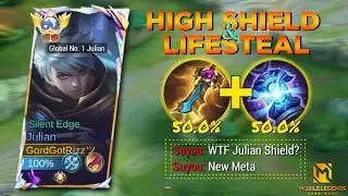 JULIAN HIGH SHIELD AND LIFESTEAL 2025 (enemy shocked😱)