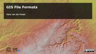 GIS File Formats and Good Practice