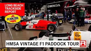 Long Beach Vintage Formula 1 Paddock Tour with Marshall Pruett