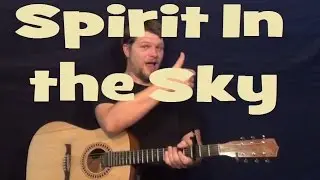 Spirit In The Sky (Norman Greenbaum) Guitar Lesson Easy Strum Chords Licks How to Play Tutorial