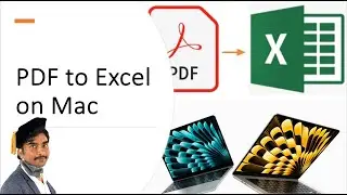 Convert PDF to Excel #macbookairm2