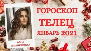 ВАЖНО! ТЕЛЕЦ. Гороскоп на ЯНВАРЬ 2021 | Алла ВИШНЕВЕЦКАЯ